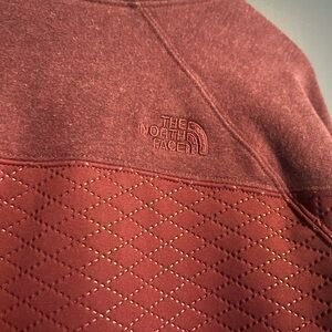Quilted Fleece Pullover Sweater